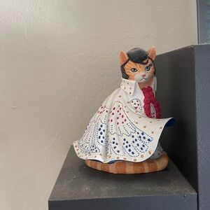 Hamilton Elvis Purr-esley Collection Figurine- Heartbreak Furr-tel